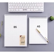 ❦❣Steno Muji Styled A5/B5 Spiral Notebook