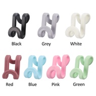 S-shaped Hanger Connecting Hook 40 X 26 X 15mm Plastic ABS Multicolor For Wardrobe Durable Space Sav