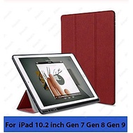 Bao da bọc vải dành cho iPad Gen 7 Gen 8 Gen 9 (10.2 inch) lưng dẻo nắp gập có khay bút cảm ứng