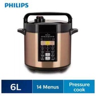 Philips HD2139 Pressure Cooker Electric 6.0L (Brown)