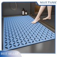 Bathroom Mat with Drain Holes and Suction Cups, Toilet Mat Anti Slip Bath Mat Safe Mat