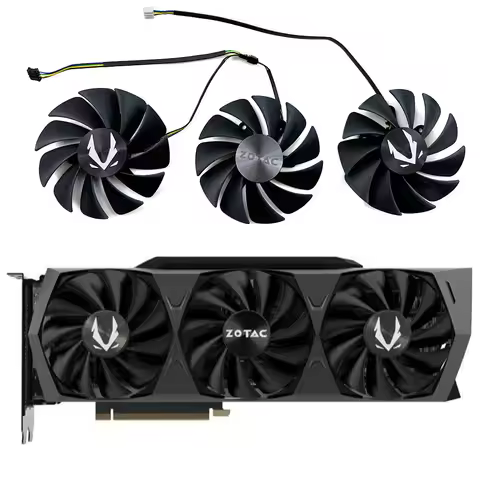 89mm GA92S2U CF9015H12S 4PIN GPU RTX3080 RTX3090 fan，For Zotac RTX 3070Ti 3080 3080TI 3090 Trinity O