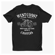 Vintage Retro Chopper Motorcycle West Coast T-Shirt