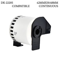 Brother DK-22205 Compatible Thermal Paper  (Paper Roll)