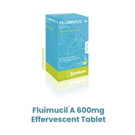 (Exp May 2027) Fluimucil®A 600mg Effervescent Tablet for cough, loosen phlegm