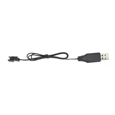 Usb Charger Cable For 3.7V Lithium Battery Charger SM-2P Forward RC Car Aircraft Li-ion Battery Char