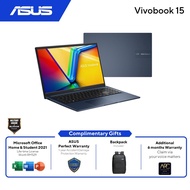 ASUS VivoBook 15 (A1504V) (Intel  I5-1335U | 8GB OB DDR4 | 512GB SSD | Intel UHD | 15.6" FHD IPS 60HZ | Ms Office )