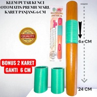 AUTOMATIC LOCK ROTATING CLAMP 33MM TO 38MM RUBBER LENGTH 6 CM AND BONUS 2 RUBBER