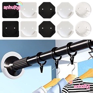 AHTY 2pcs Curtain Rod Mount Retainer No Drilling Stick Bathroom Durable Screw Fixation Tension Holde