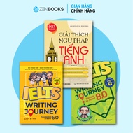 IELTS WRITING JOURNEY Book Combo (6.0 TB & 8.0) & English Grammar Explanation