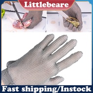 <littlebeare> Steel Chainmail Glove Stainless Steel Glove High Quality Stainless Steel Cut Resistant