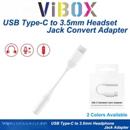 SAM AUX Cable Converter USB Type C to Audio 3.5mm Headset Jack Adapter USB-C TO AUX