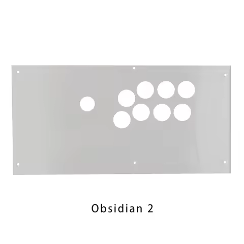Qanba Arcade stick accessory Q7 Obsidian 2 Transparent Plexi Cover Panel Acrylic