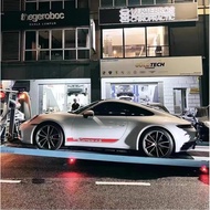 Porsche 911 Carrera Car Sticker Latte 992 Carrera Door Lower Skirt Sports Decoration Color Strip Sti