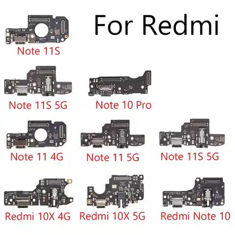 USB Charger Port Jack Dock Connector Flex Cable for Xiaomi Redmi Note 10 11S 10S 10X 11E 11 Pro+ 4G 