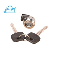 🔥Fuel Door Lock Cylinder & Key Parts Silver for Toyota Land Cruiser FJ60 FJ62 1980-1990