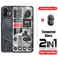 2IN1 Full Screen Protect Tempered Glass For Nothing phone  (2a) (2) (1) phone(2) phone1 phone2a Plus