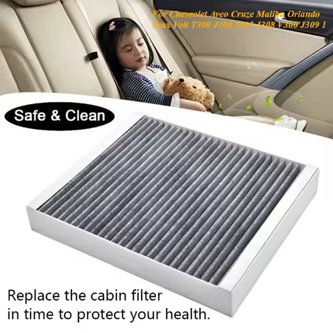 Car Pollen Cabin Air Filter For Chevrolet Aveo Cruze Malibu Orlando Trax Volt T300 J300 J305 J308 V3