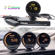 7 Colors Greddy Sirius LCD Racing Gauge 74mm Turbo Boost Speed Volts Water Temp Oil Temp Oil Press R