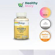 Solaray Timed Release Vitamin C with Rose Hip &amp; Acerola 1000 mg 100 tablets โซลารี่ วิตามินซี 1000มก. จำนวน100เม็ด
