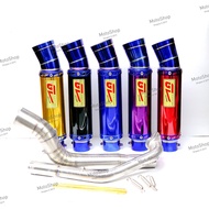 GL Racing Exhaust Open Big Cork Q75 Cutting NLK for Y15 / LC135 / LC5S / RS150R