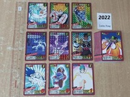 全部單面閃 全新(盒出) 2022年版 DragonBall Super Power Level Premium Vol 1 Card 龍珠 激鬥 復刻 Part 1 全套6張閃 & 40 白卡 咭 