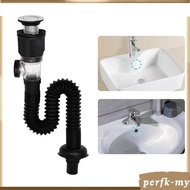 [PerfkMY] Kitchen Sink Drain Pipe Sink Drain Assembly with Sink Flexible Expandable Waste Water Pipe