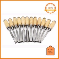 ST Hardware สิ่วแกะสลักไม้ เวคเตอร์ ชุด 12 ชิ้น รุ่น 12 pcs wood Chisel มาแรง