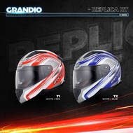 ADA SIRIM} GRACSHAW GRANDIO G9200 FOC BLUETOOTH REPLICA RT WHITE / BLUE