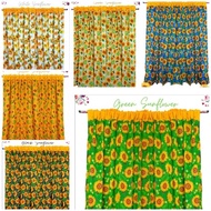 Sunflower Design | 60inches width X 72inches length Window Curtain's/CurtainMaster