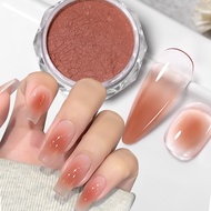 Nude Purple Nail Glitter Gradient Powder Nail Art Rubbing Dust UV Gel Polish Magical Mirror Manicure