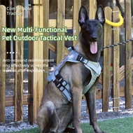 Dog tactical vest Explosion proof pet vest Breathable tactical dog vest Outdoor dog vest Adjustable 