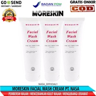 Moreskin Facial Wash Cream / Facial Skin Whitening / Facial Cleanser / Facial Wash / Facial Soap