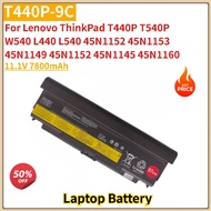 New High Quality T440P-9C Laptop Battery 11.1V 7800mAh for Lenovo ThinkPad W540 L440 L540 T440P T540