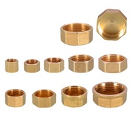 [WDY] Inner Thread Plug Copper 20mm Male Thread Water Pipe Plug Cap Pipe Plug 3/4 Stuffy Head Thread Plug 32mm Copper Plug Four-point Pipe