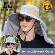 LouisWill Sun Hat Caps UPF 50+ Sun Protection Hat Fishing Hat Outdoor Hiking Hat Anti-UV Flap Hats Q