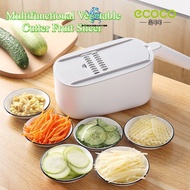 SR99. ECOCO Multifunctional Vegetable Cutter Fruit Slicer Grater Shredder Drain Basket Slicer Gadget