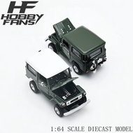 RARE Olive Green Army Hobby Fans TOYOTA FJ40 Landcruiser Hardtop 1: Diecast Miniature Car