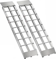 Kroak Aluminum Shed Ramps 36.22x7.87x1.4 inch, gardhom 2PCS Riding Mower Ramps 1500lbs Capacity for 