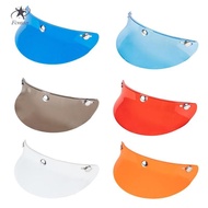 [Fenteer] 3-Snap Helmet Peak Open Shield Retro Motorcycle Helmet Sun Visor Protective Shield, 15cm X