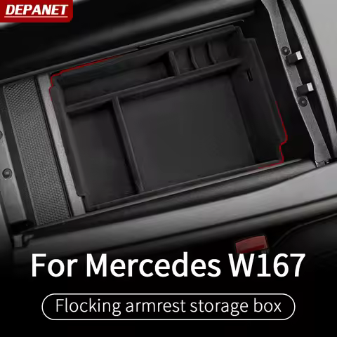 storage box for 2020~2025Mercedes gle w167 c167 coupe gls x167 gle 350 450 500e amg interior accesso