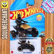 HW Hot Wheels Tesla Cyberquad Gold Motorcycle Diecast DirtHW