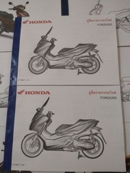 สมุดภาพอะไหล่ Honda Forza350 ( ปี 2020-2022 )