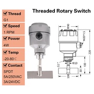 24V/110V/220V Rotary Paddle Level Switch Durable Industrial Solids Paddle Switch Reliable Point Leve