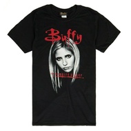 Buffy The Vampire Slayer Unisex licensed face T-shirt-Black