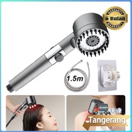 M1 3-Mode Bathroom Shower Head Built-in Filter Hand Shower Pressure Adjusting Water Pressure