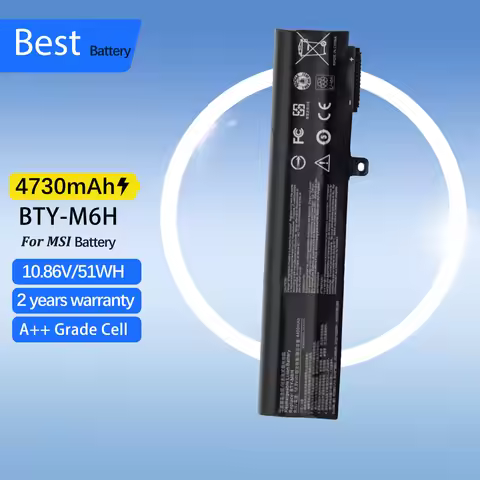 BTY-M6H Battery For MSI GE62 GE72 GP62 GL72 GP72 GL62 GP62VR PE60 GP72VR PE70 MS-16J2 MS-16J3 MS-179