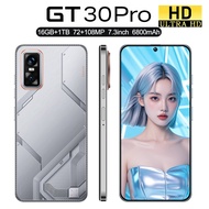 GT30 Pro Smartphone 16GB+1TB 7.3inch 6800mAh 5G/4G Cellphone Face Recognition Android Phone