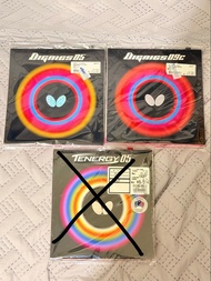 乒乓球Butterfly 蝴蝶 膠皮 Dignics 05 / 09C, Tenergy 05
