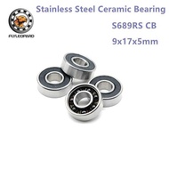 1/2/4/6/8/10Pcs S689 2Rs 9X17x5mm Stainless Ceramic Bearing For Transmission System -